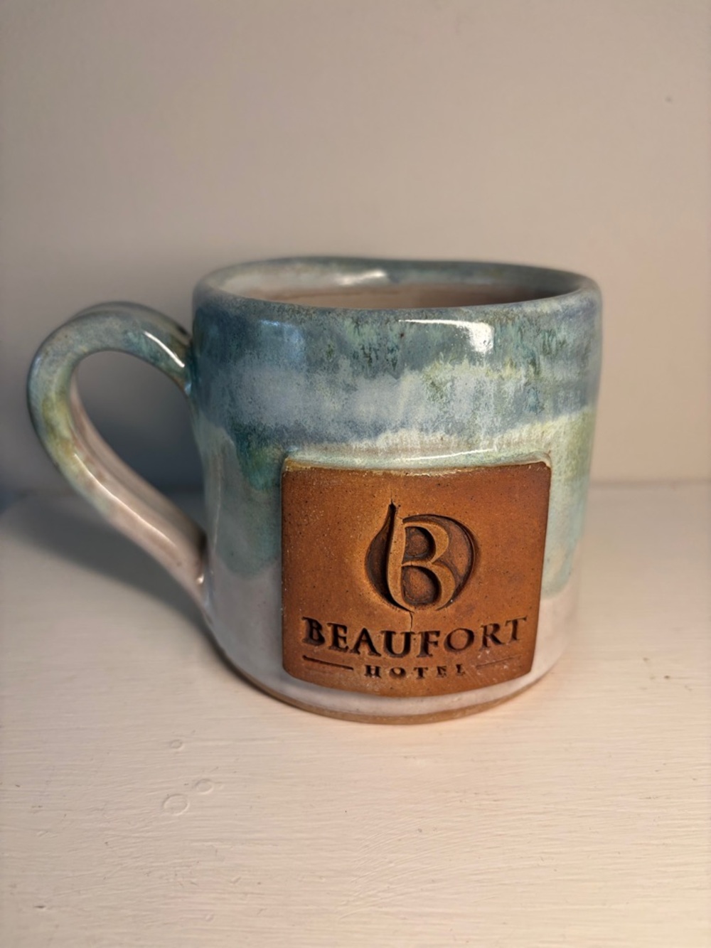 Blue Green Handmade Ceramic Mug